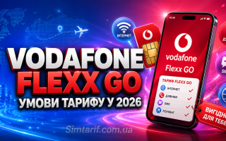 Vodafone Flexx GO: умови тарифу у 2026