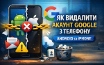 Як видалити акаунт Google з телефону за кілька хвилин (Android та iPhone)
