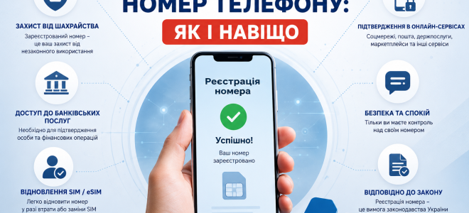 Реєструємо номер телефону: як і навіщо?
