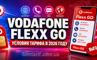 Vodafone Flexx GO: условия тарифа в 2026 году