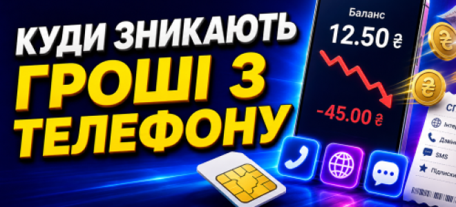 Куди зникають гроші з телефону: як перевірити платні списання і деталізацію