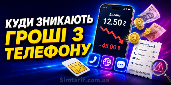 Куди зникають гроші з телефону