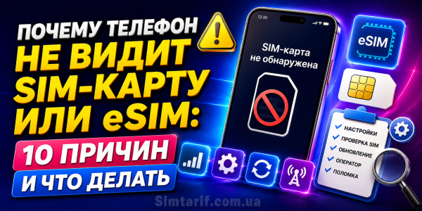 Почему телефон не видит SIM-карту 10 причин
